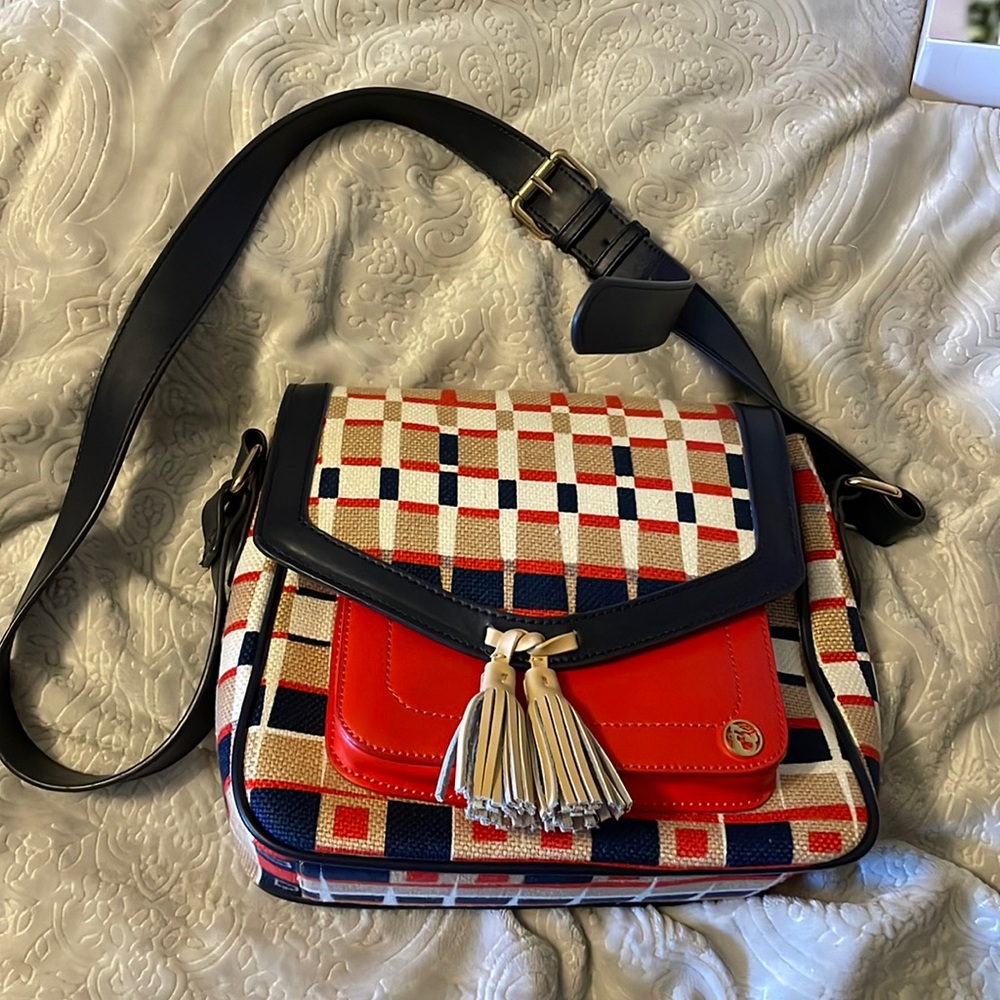 New Spartina Linen purse